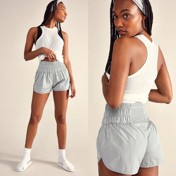Free People The Way Home Shorts Grey Small NWT - Picture 1 of 7